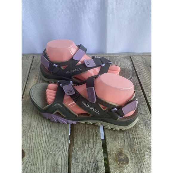 Merrell Tetrex Crest Strap Granite Purple Women Amphibious Shoes Sz 11 - Picture 3 of 10
